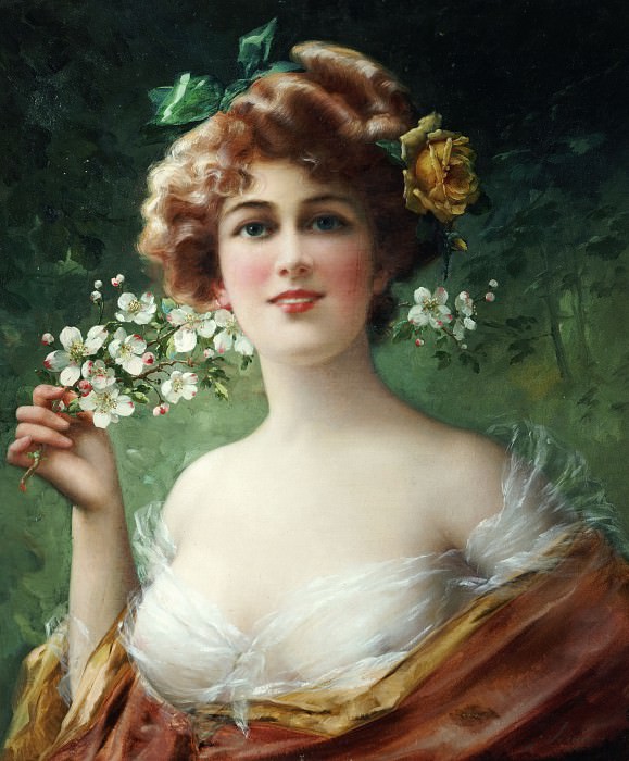 Blossoming Beauty. Emile Vernon