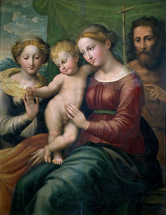 Marriage of Saint Catherine. Innocenzo Francucci