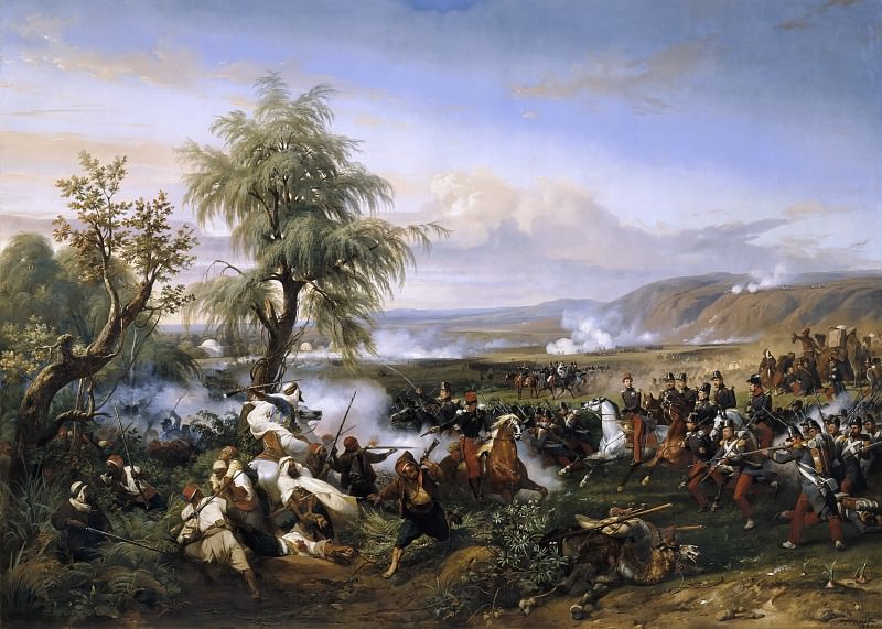 The Battle of Habra, Algeria, December 1835. Horace Vernet
