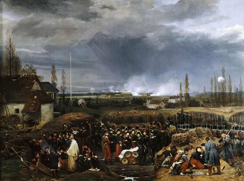 Attack of the citadel of Antwerp, December 22, 1832. Horace Vernet