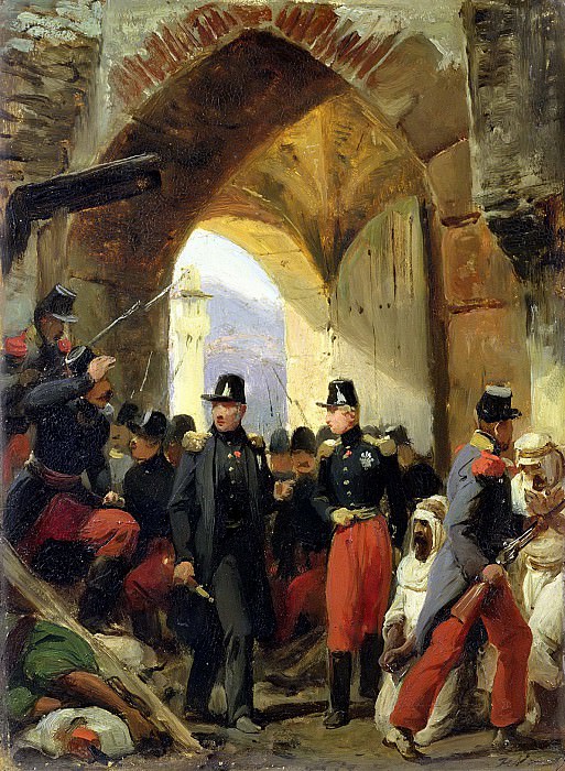 Вход герцога Немурского в Константину 15 октября 1837 года. Орас Верне