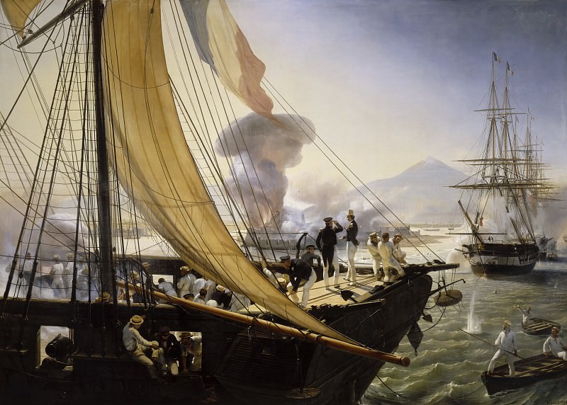 Capture of Fort St. John d’Ulloa, November 27, 1838. Horace Vernet