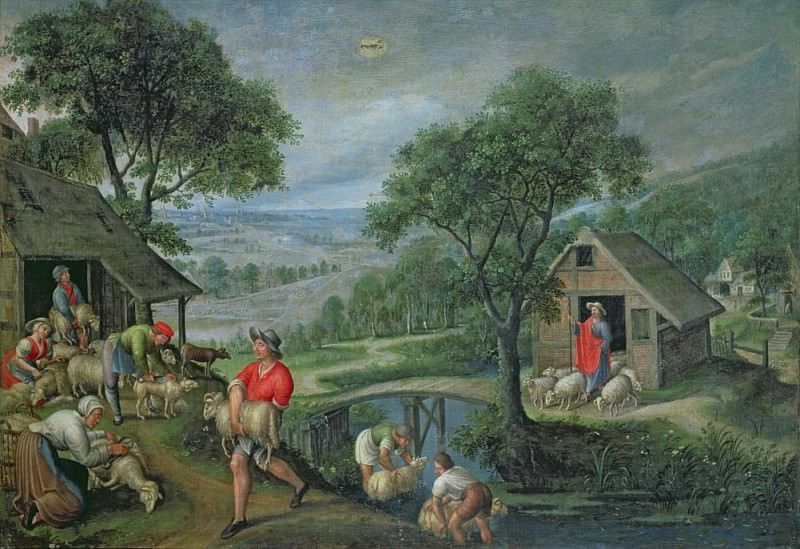 Parable of the Good Shepherd. Marten van Valckenborch