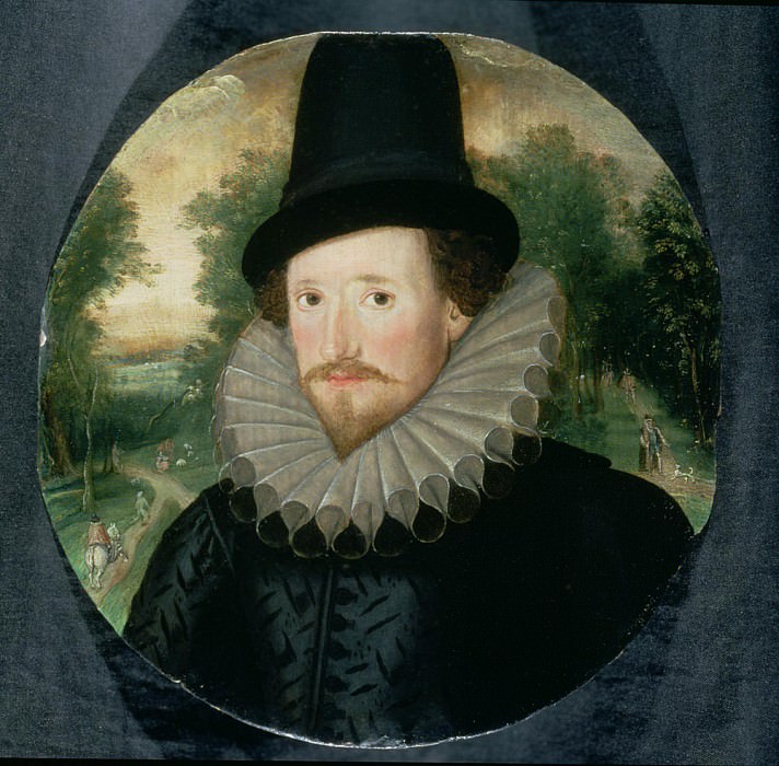 Portrait of a man in a hat. Marten van Valckenborch