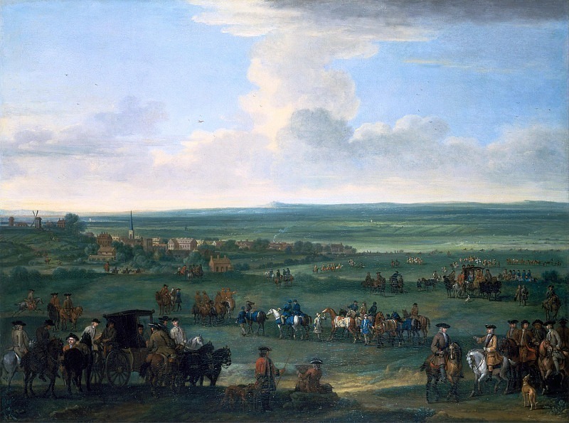 George I at Newmarket, 4 or 5 October, 1717. John Wootton