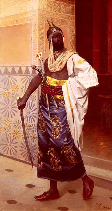 Weisse Rudolphe A Nubian Guard. Рудольф Вайс