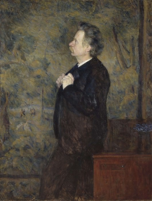 Edvard Grieg, composer. Erik Theodor Werenskiold