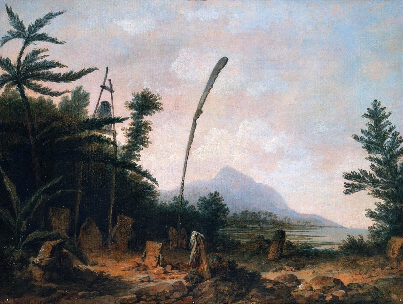 Burial Ground in the South Seas. John Webber