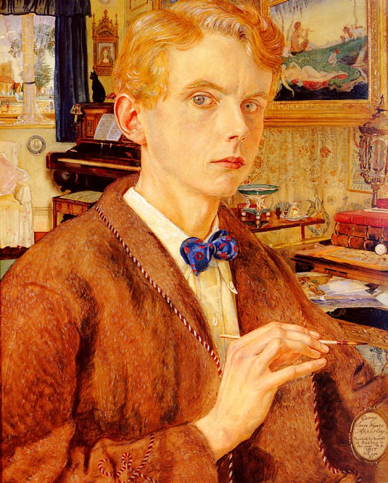 Portrait Of The Artist. Apperley George Owen Wynne