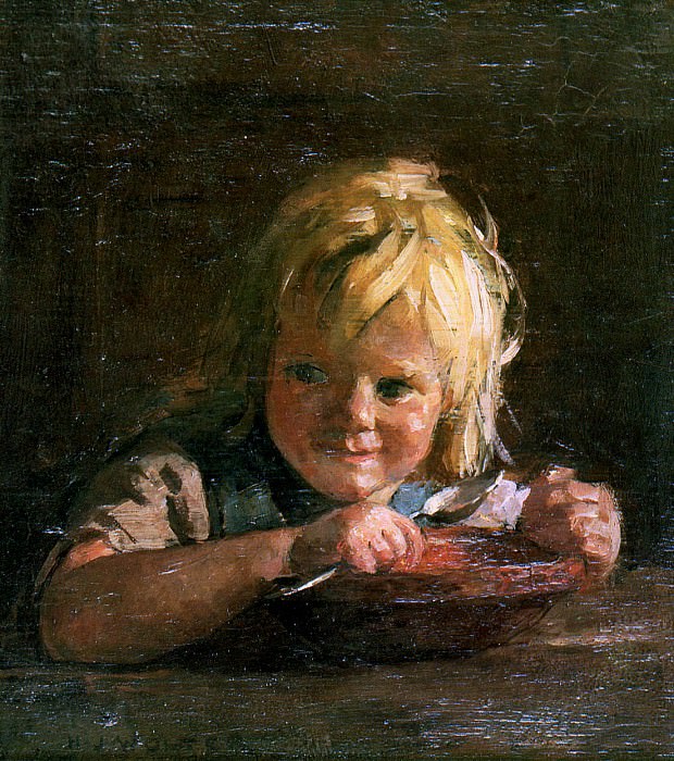 Wolter Hendrik Eating child Sun. Ян Хендрик Вольтер