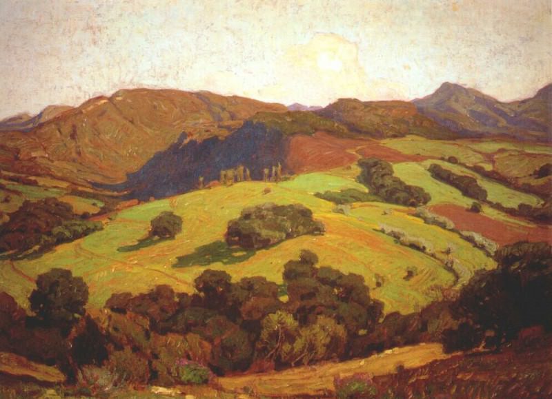 wendt arcadian hills 1910. William Wendt