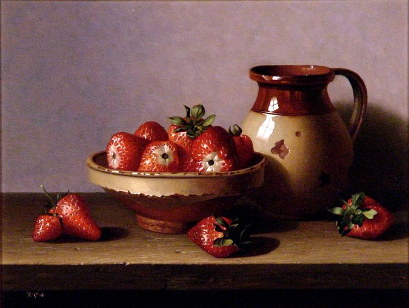 Wanyi Balnz Still life with strawberries and a can Sun. Balnz Wanyi