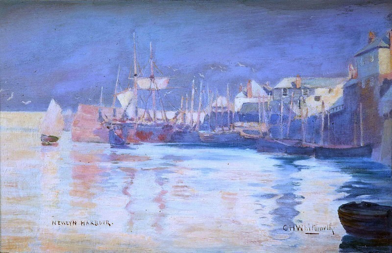 Newlyn Harbour. Charles H. Whitworth