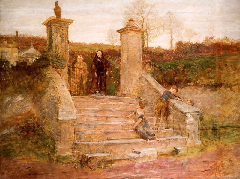 The Old Gate. Frederick Walker