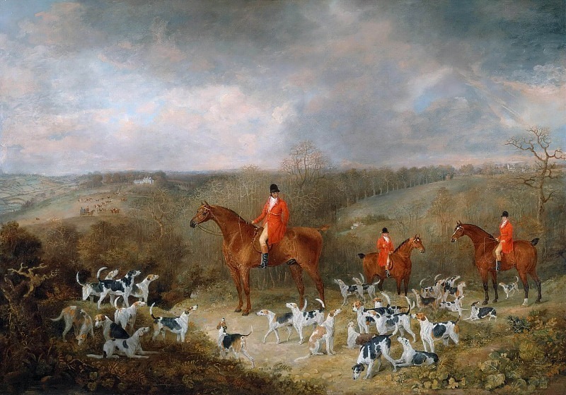 Lord Glamis and his Staghounds