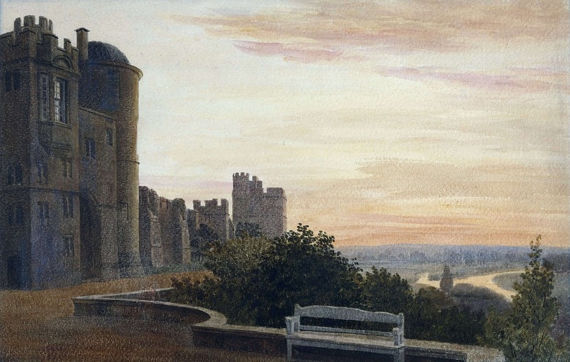 View of the Terrace at Windsor. Peter De Wint (DeWint)