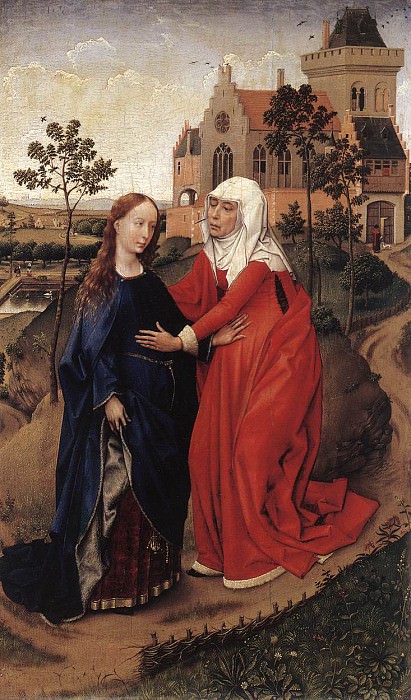 Weyden Visitation c1445. Рогир ван дер Вейден