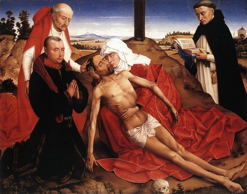 Weyden Lamentation c1464. Rogier Van Der Weyden