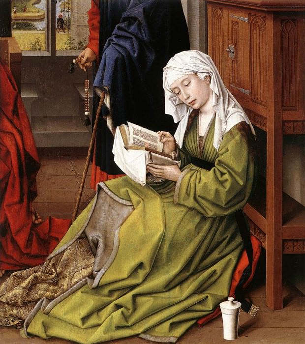 Weyden The Magdalene Reading. Rogier Van Der Weyden