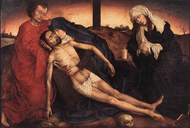Weyden Lamentation 1441. Rogier Van Der Weyden