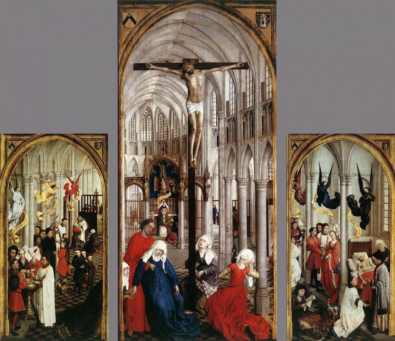 Weyden Seven Sacraments Altarpiece. Rogier Van Der Weyden