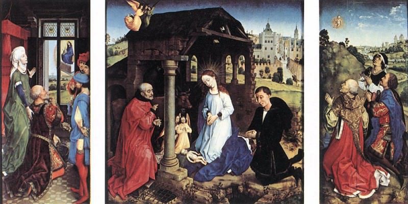 Pierre Bladelin Triptych WGA. Rogier Van Der Weyden