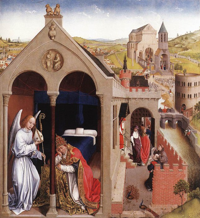 Weyden Dream of Pope Sergius. Rogier Van Der Weyden