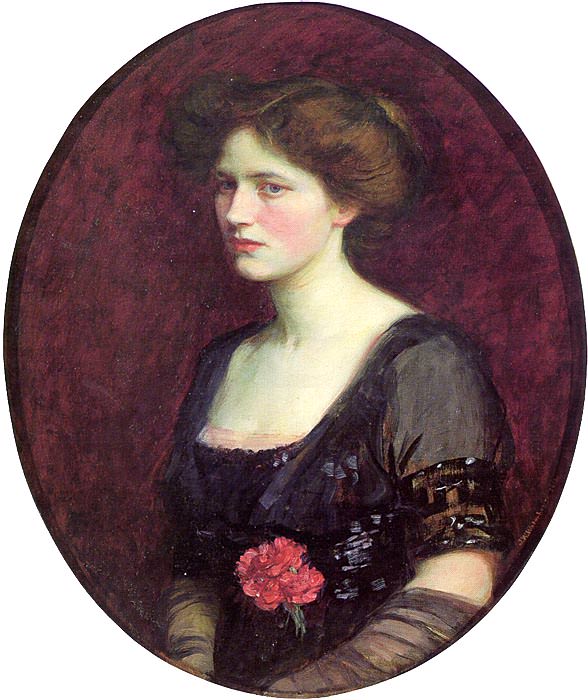Portrait of Mrs. Charles Schreiber. John William Waterhouse