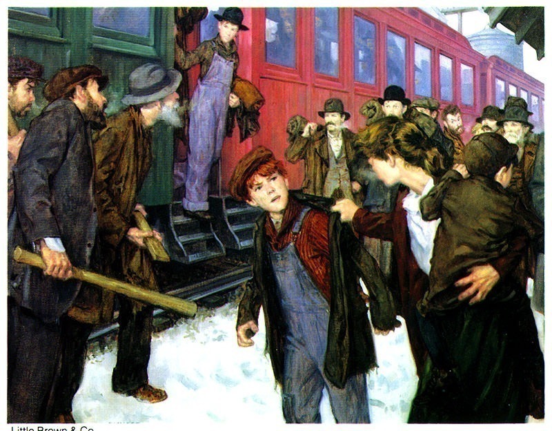 Train Scene. Richard Williams