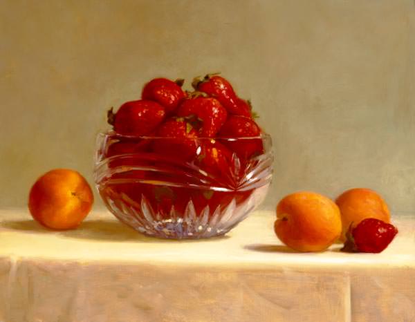 Watwood Patricia Strawberries and Apricots. Патрисия Уотвуд