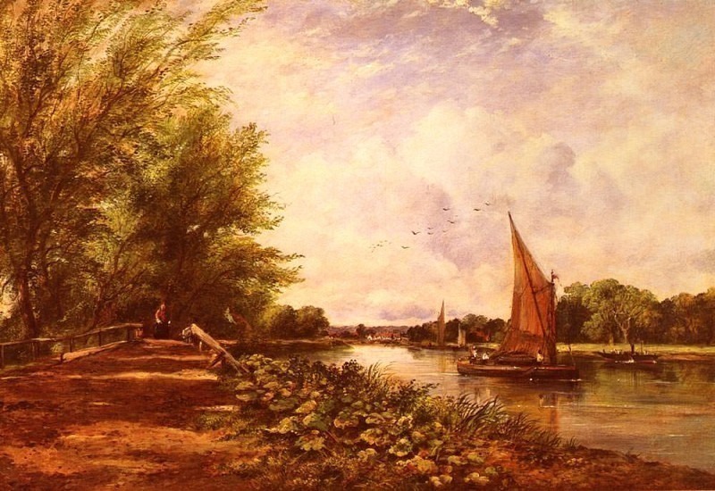 Watts Frederick Waters The Riverbank. Frederick William Waters Watts