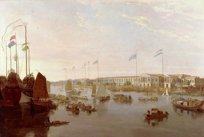 Европейские торговые порты, Кантон. Уильям Даниэлл