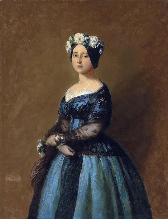 Portrait of Augusta, Princess of Prussia. Franz Xavier Winterhalter