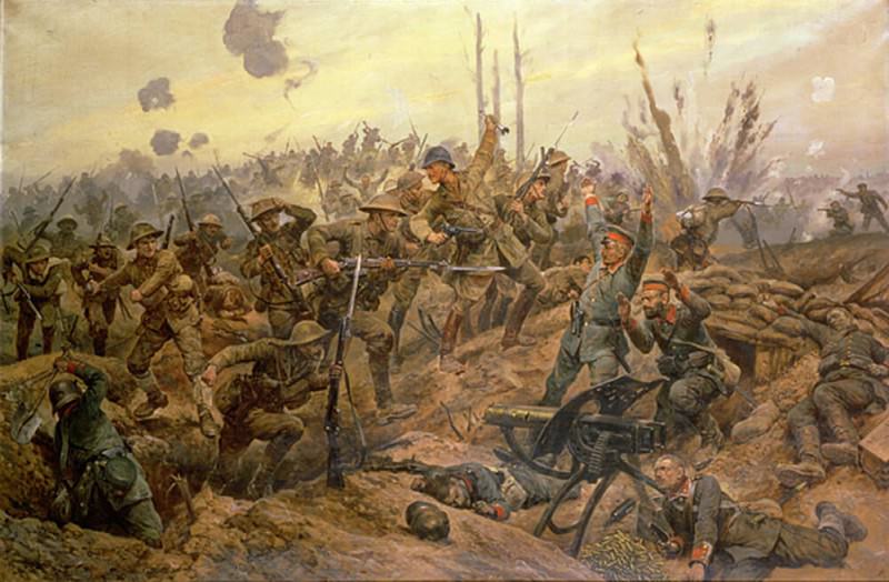 The Battle of the Somme. Richard Caton II Woodville