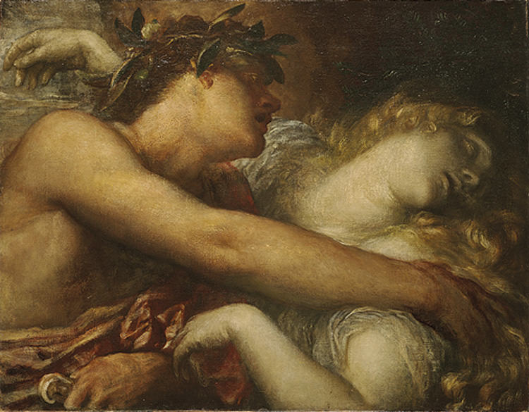 Orpheus and Eurydice c1869 c1872. George Frederick Watts