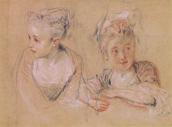 little-girl. Jean-Antoine Watteau