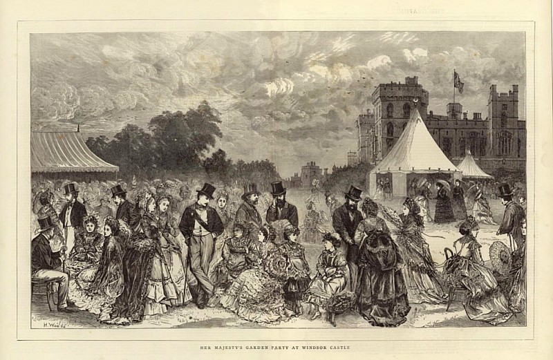 Her Majesty’s Garden Party at Windsor Castle. Henry Woods
