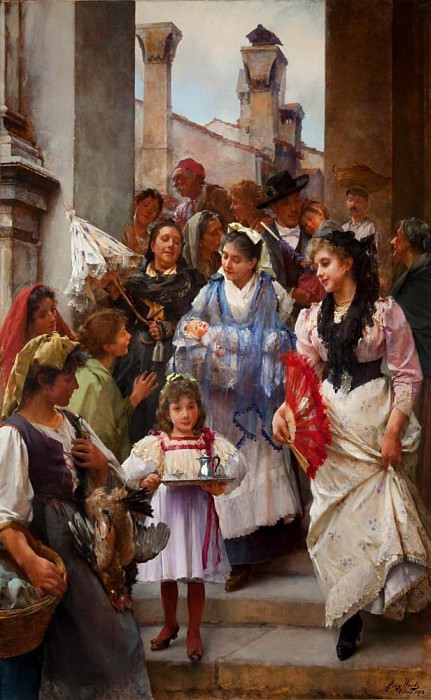 A Venetian Christening Party. Henry Woods