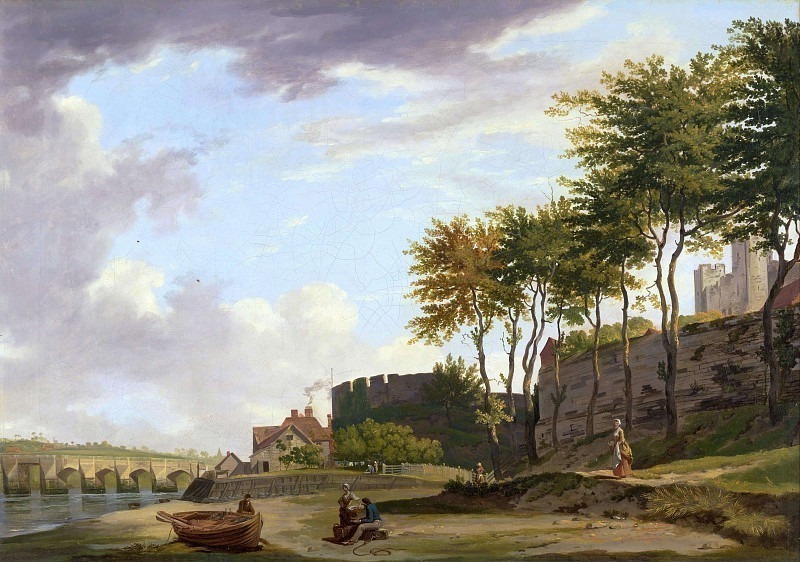 The Medway at Rochester. Francis Wheatley
