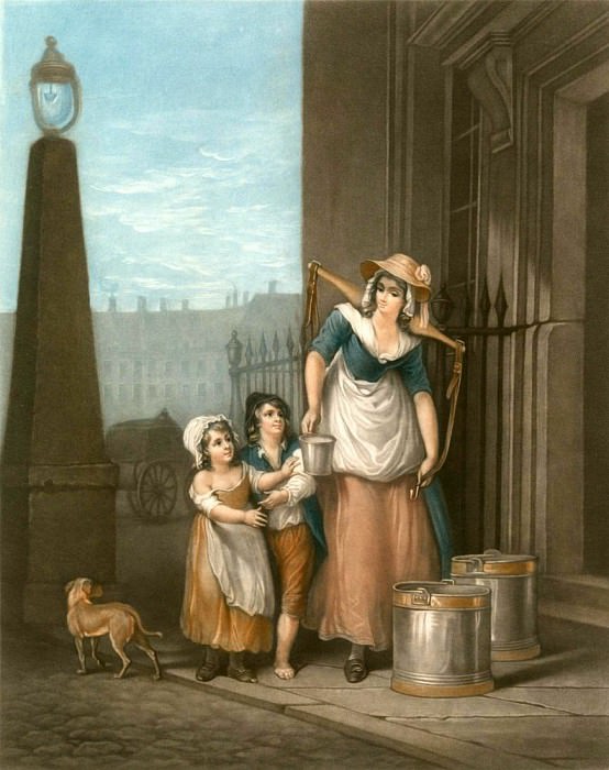 Milk below maids. Francis Wheatley