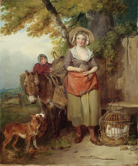 The Return from Market. Francis Wheatley