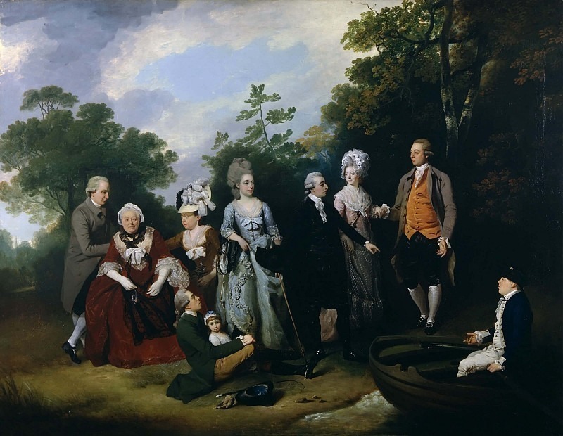 The Oliver and Ward Families. Francis Wheatley