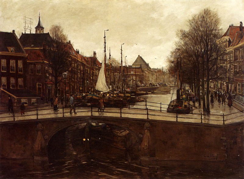 A View Of Het Zieken, The Hague. Cornelis Antoni Van Waning
