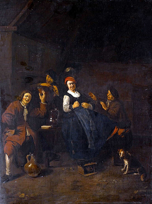 Tavern Scene. Thomas Wijck