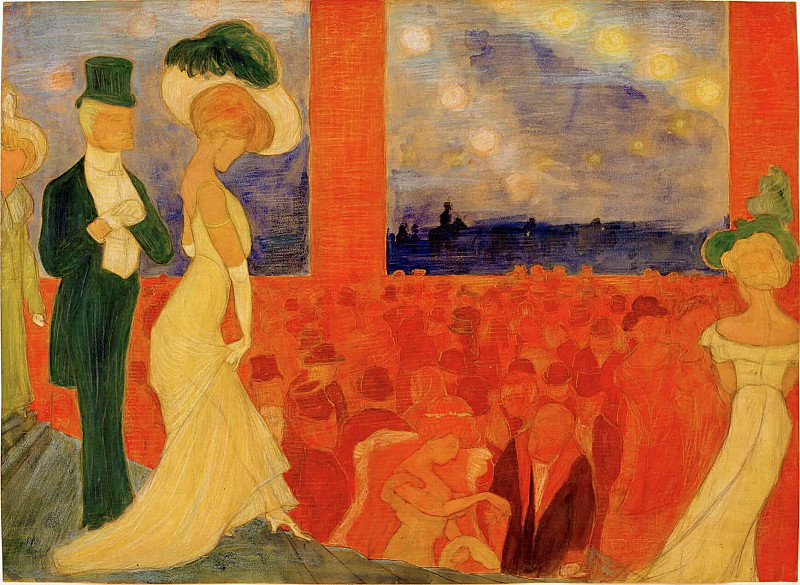 Ballroom; Ballsaal. Marianne von Werefkin