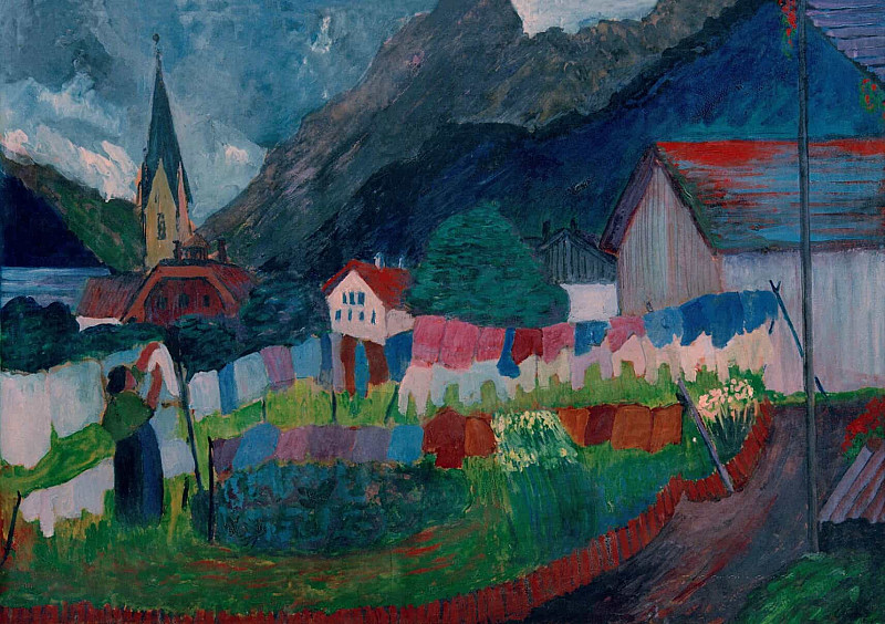 В деревне. Марианна Верёвкина