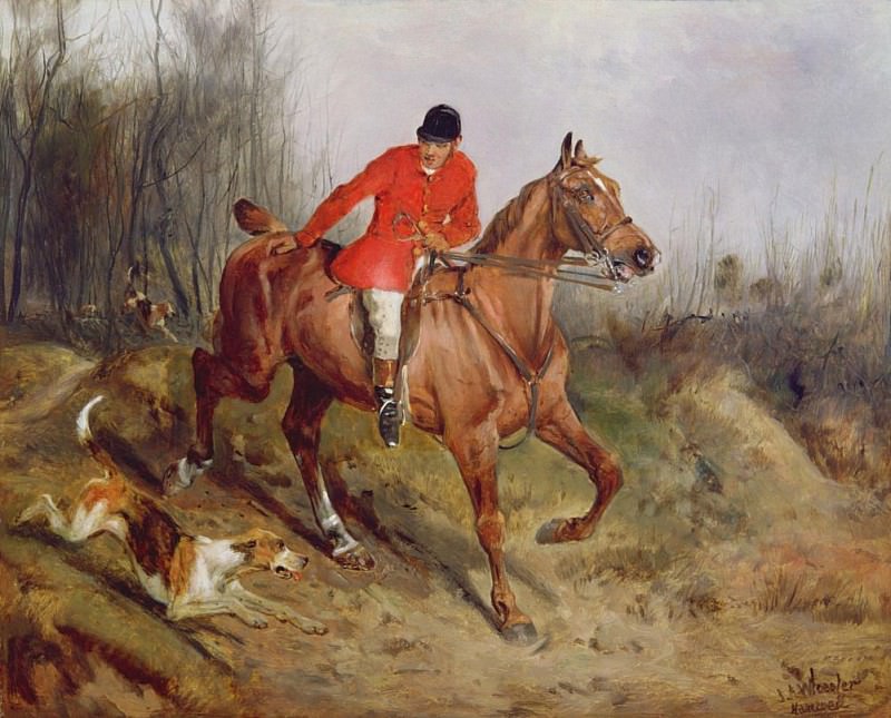 Hunting Scene. John Alfred Wheeler