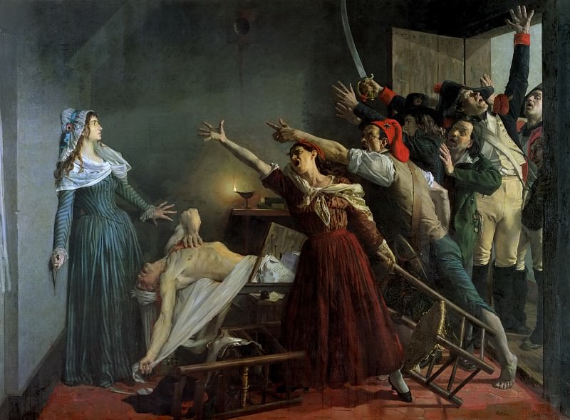 The Assassination of Marat. Jean Joseph Weerts