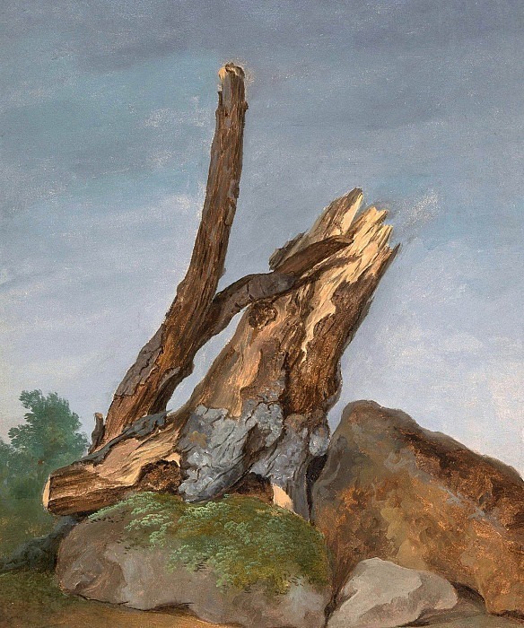 Study of Rocks and Branches. George Wallis