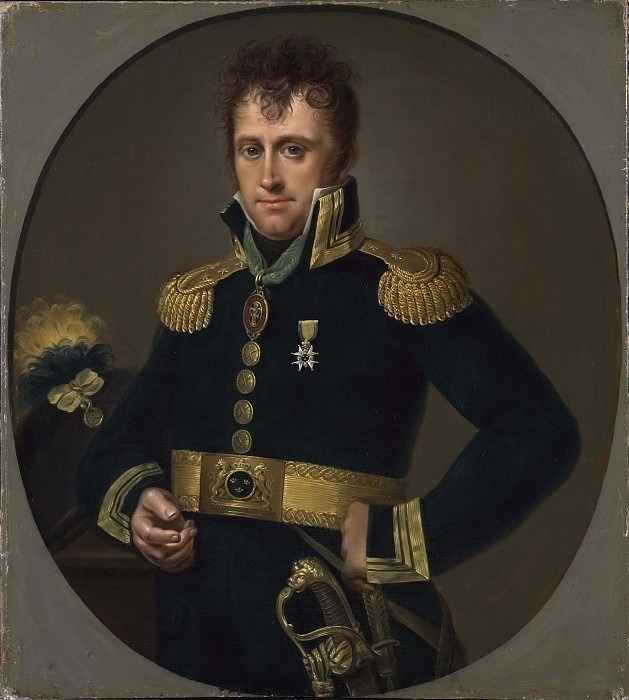 Carl von Dannfelt (1773-1841), officer, superintendent. Johan Gustaf Wäström